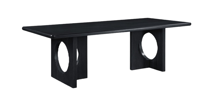 Vista Black Dining Table 