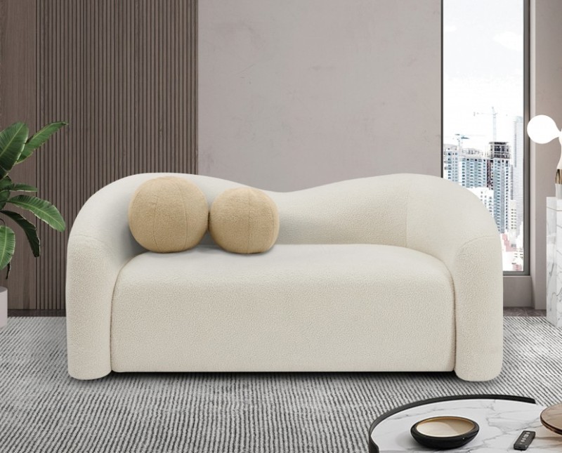Cali Cream Loveseat